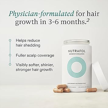 Nutrafol Women's Balance Hair Growth Supplements for Ages 45+