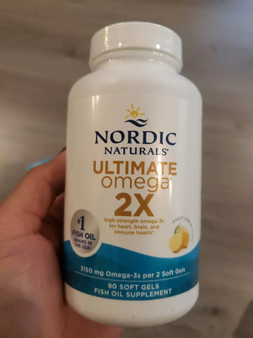 Nordic Naturals Ultimate Omega 2X – 2150mg, 90 Soft Gels | Fish Oil Supplement